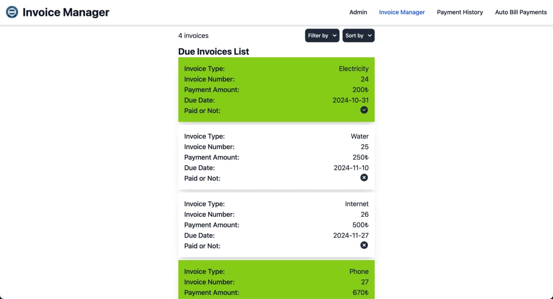 Fatura Ödeme Web Uygulaması - Image 3