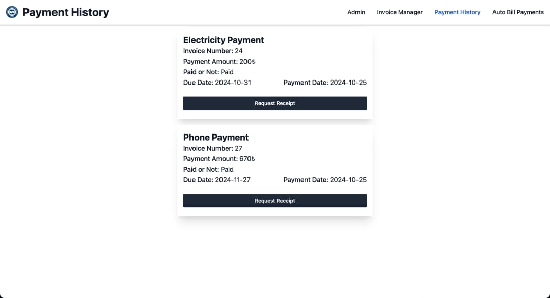 Fatura Ödeme Web Uygulaması - Image 4
